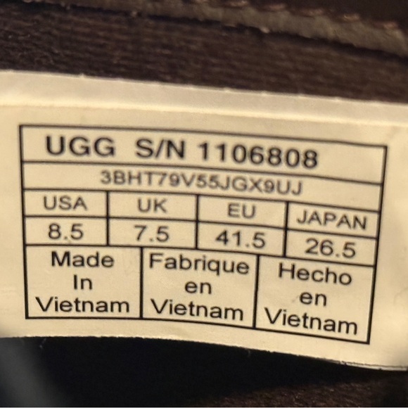 UGG Biltmore Moto Engineer Waterproof Leather Boot Black Buckle Zip Mens 8.5 - Picture 11 of 11